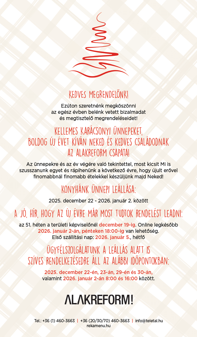 Leállási tájékoztató 2025