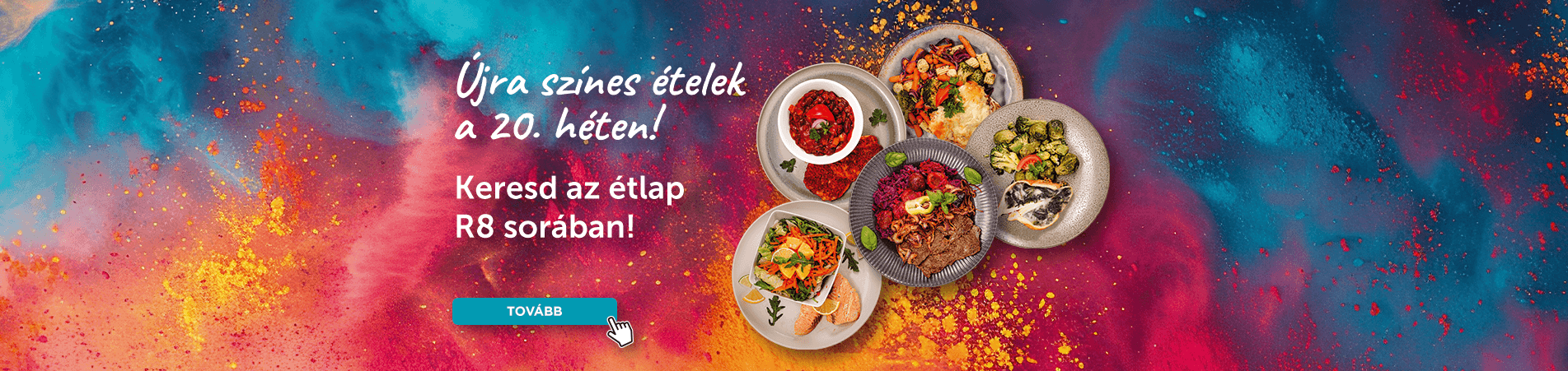 Színes ételek újra a étlapon!