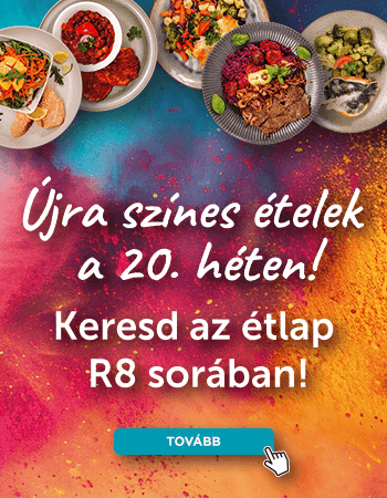 Színes ételek újra a étlapon!