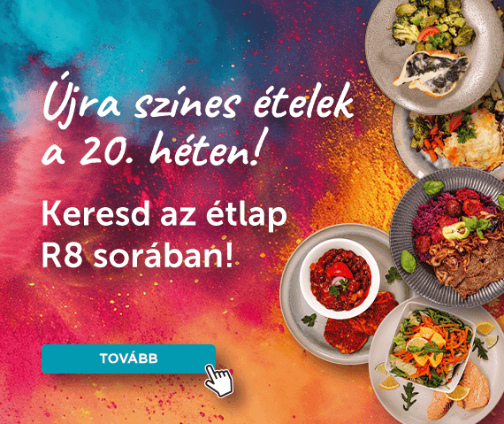 Színes ételek újra az étlapon!