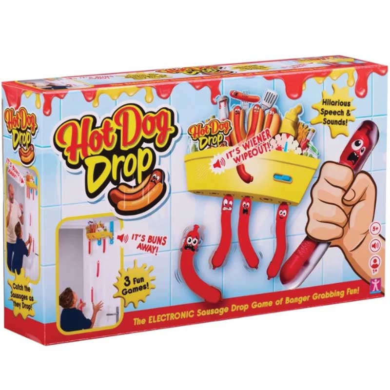 Hot dog drop ügyességi játék